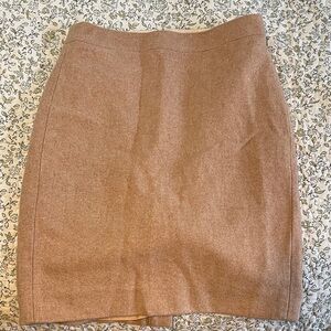 J. Crew Brown Pencil Skirt